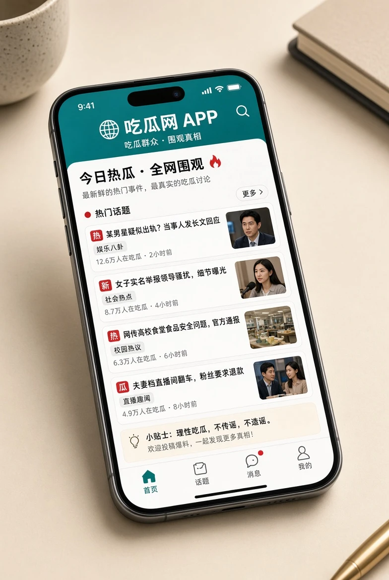 吃瓜网APP展示